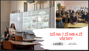 Naši studenti pokračují v prezentacích pro deváté třídy