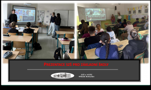 Naši studenti představují obory školy deváťákům